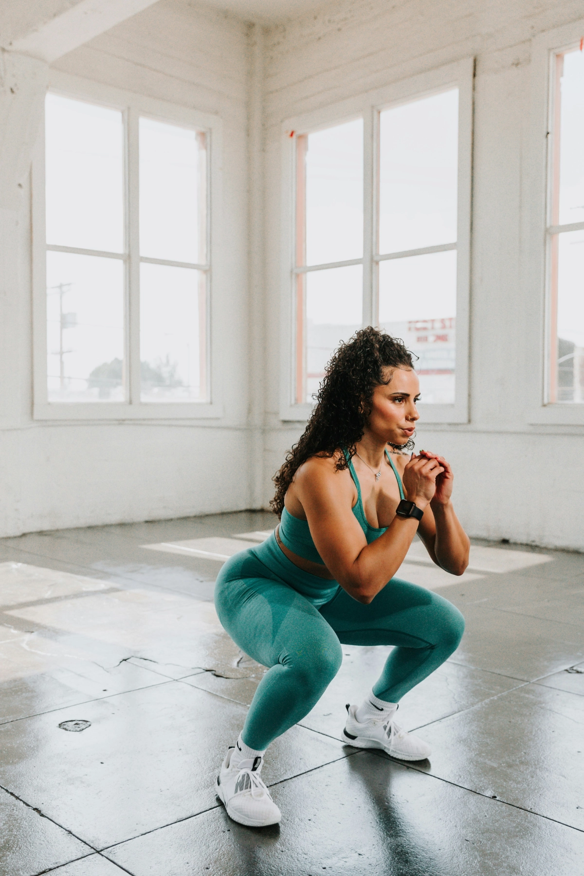 Woman working out